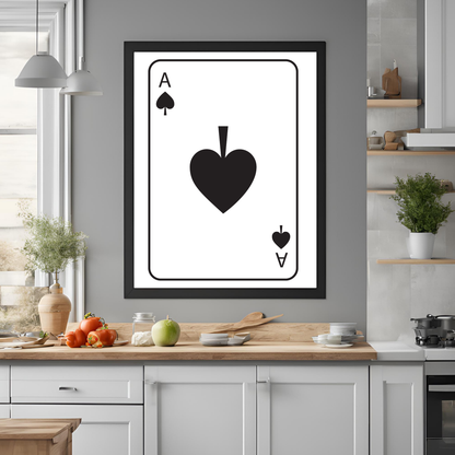 Playing Card Wall Art - Instant Digital Download