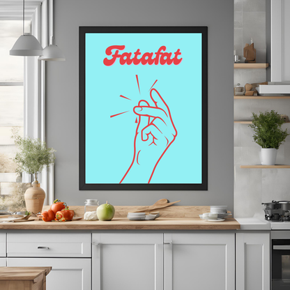 Fatafat Coloured Wall Art - Digital Download