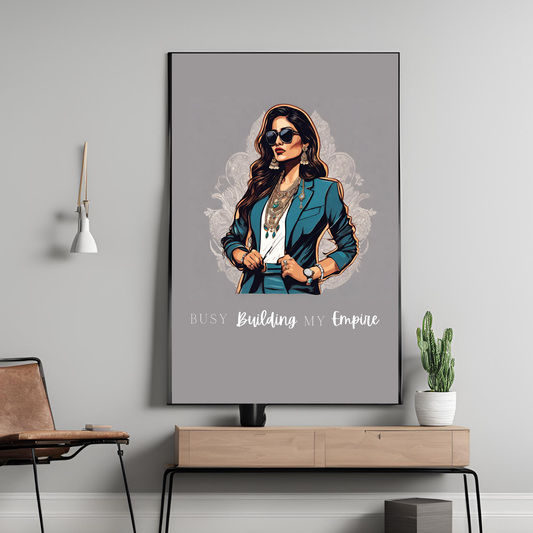 Digital Art - Building My Empire Poster