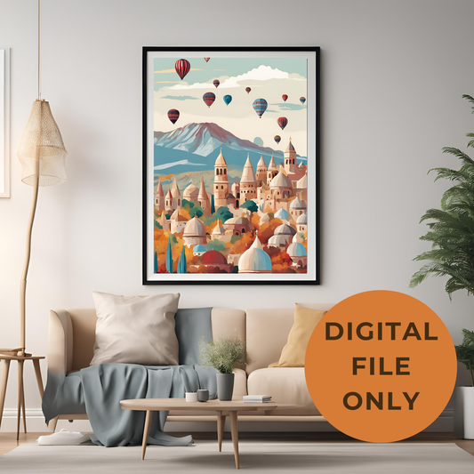 Travel Turkey Wall Art Digital Download