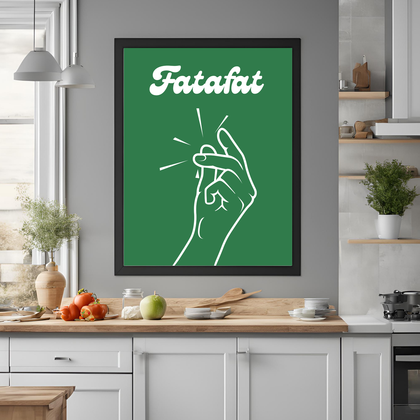 Fatafat Coloured Wall Art - Digital Download