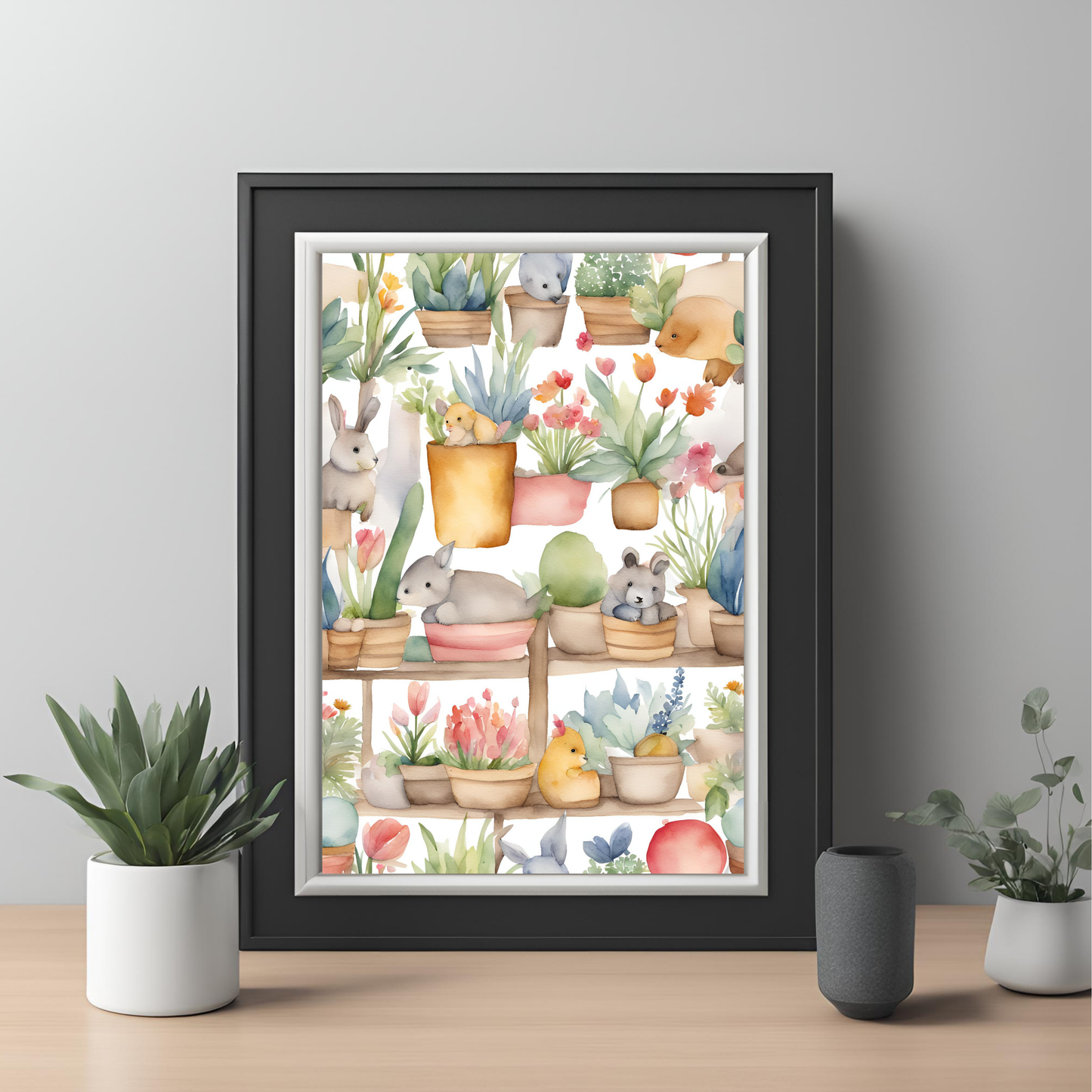 The Little Garden Nursery Wall Art Digital Download