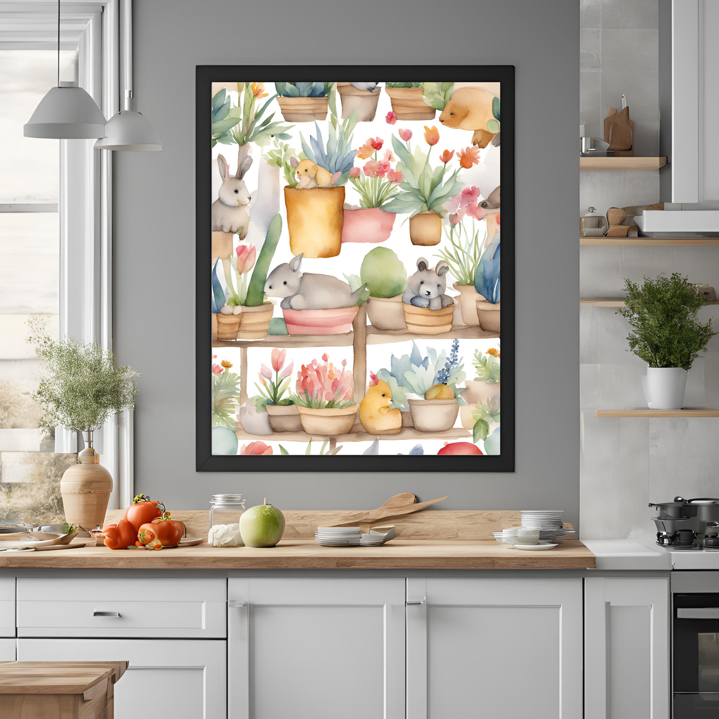 The Little Garden Nursery Wall Art Digital Download