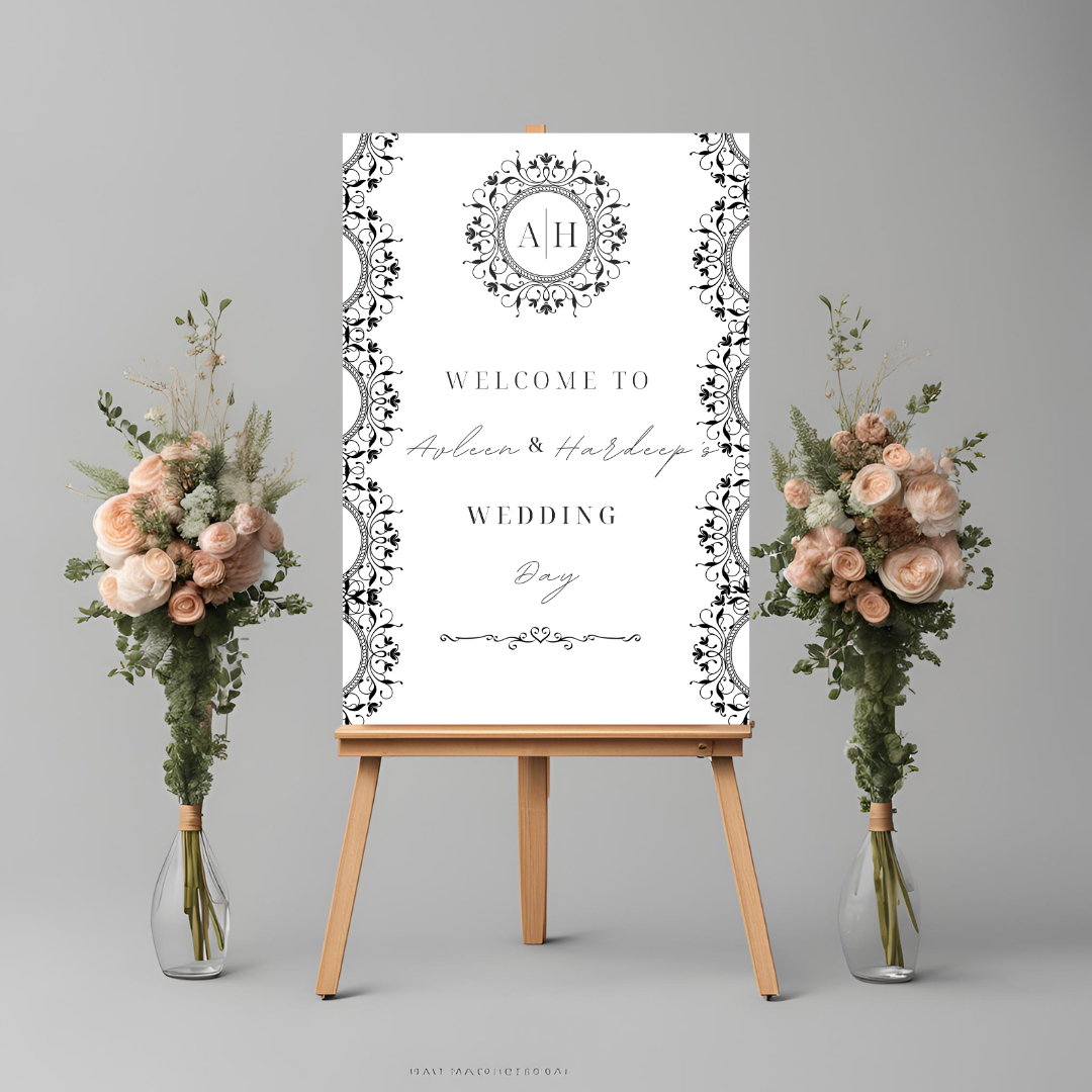 Minimalist Entrance Board Digital Download - Online Template