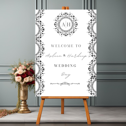 Minimalist Entrance Board Digital Download - Online Template