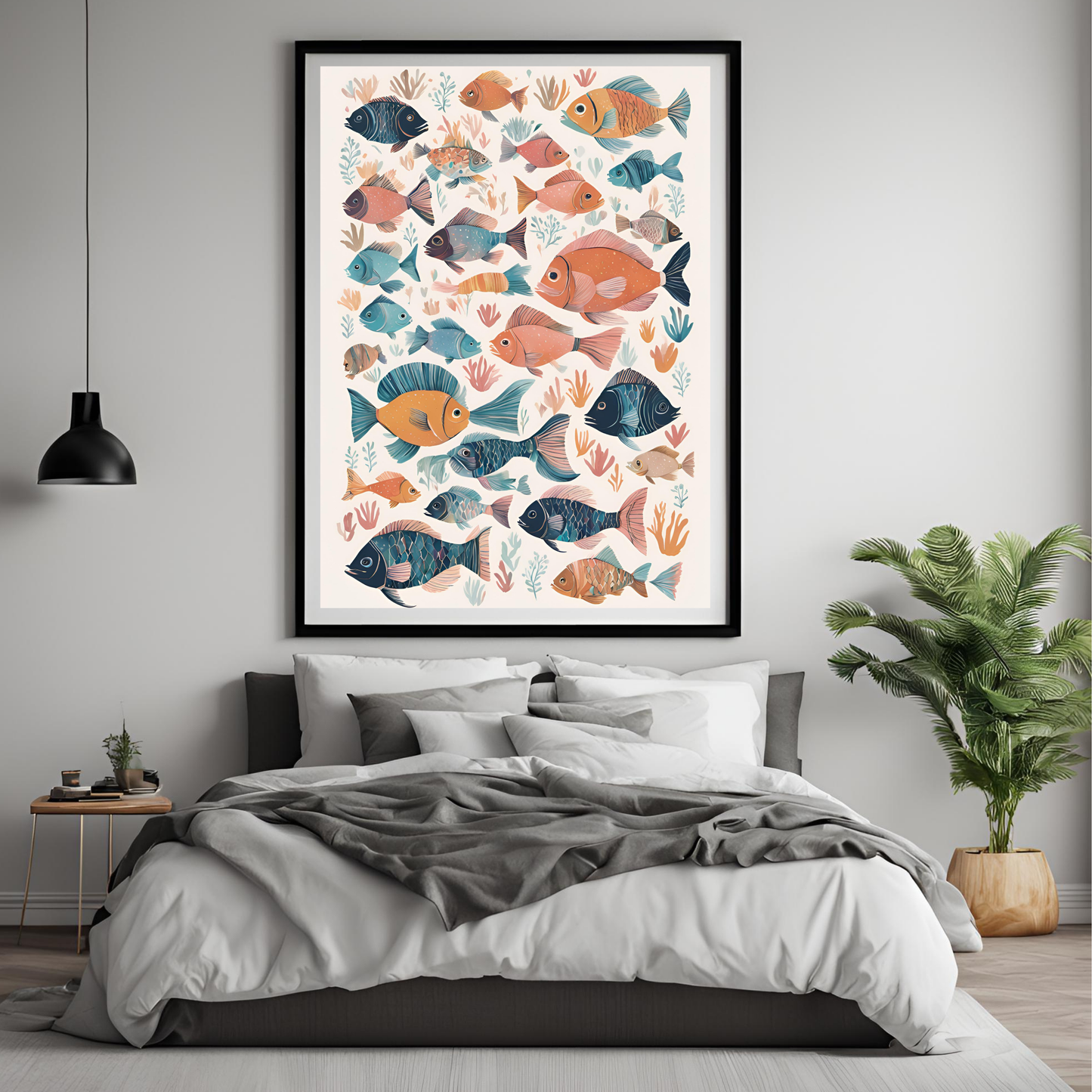 Under The Sea Nursery Wall Art Digital Download Pack - 26pcs