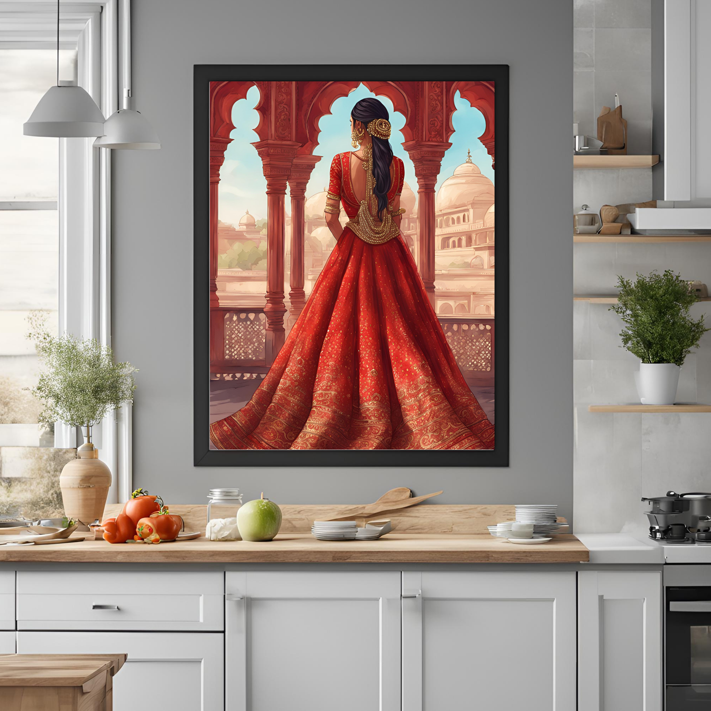 Pakistani Princess - Digital Printable Wall Art