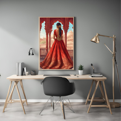 Pakistani Princess - Digital Printable Wall Art