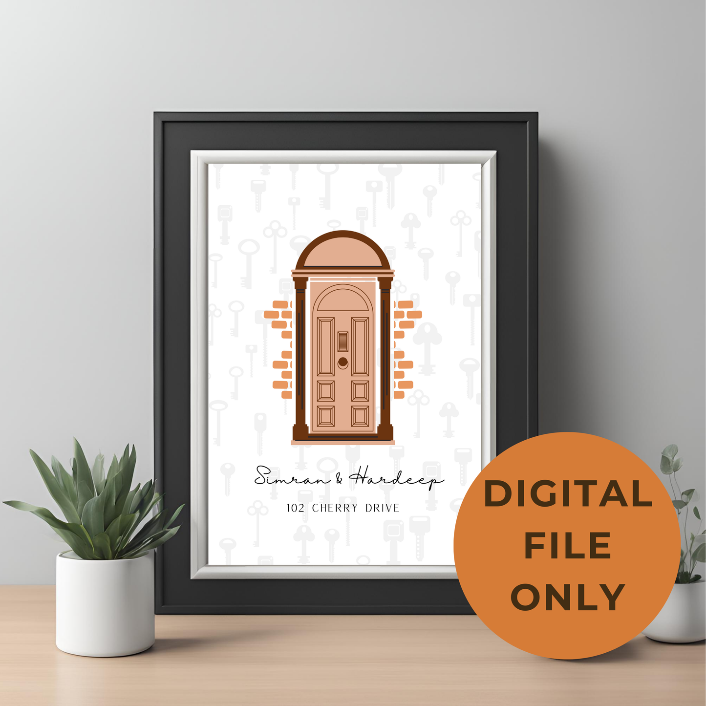 New Home Customisable Print Digital Template