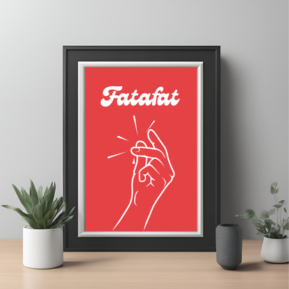 Fatafat Coloured Wall Art - Digital Download