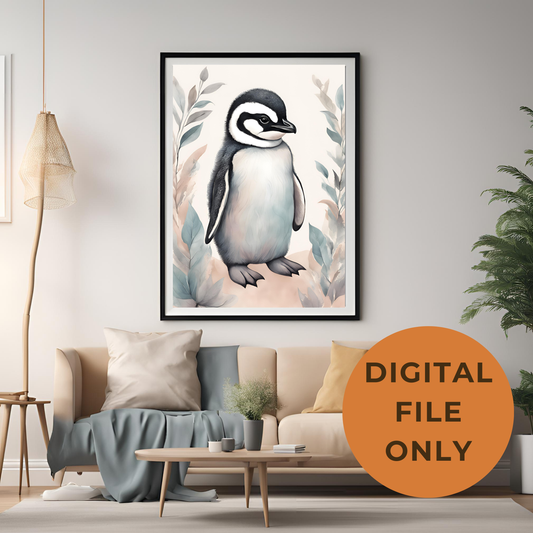 Arctic Animals Wall Art Digital Download Pack 6pcs