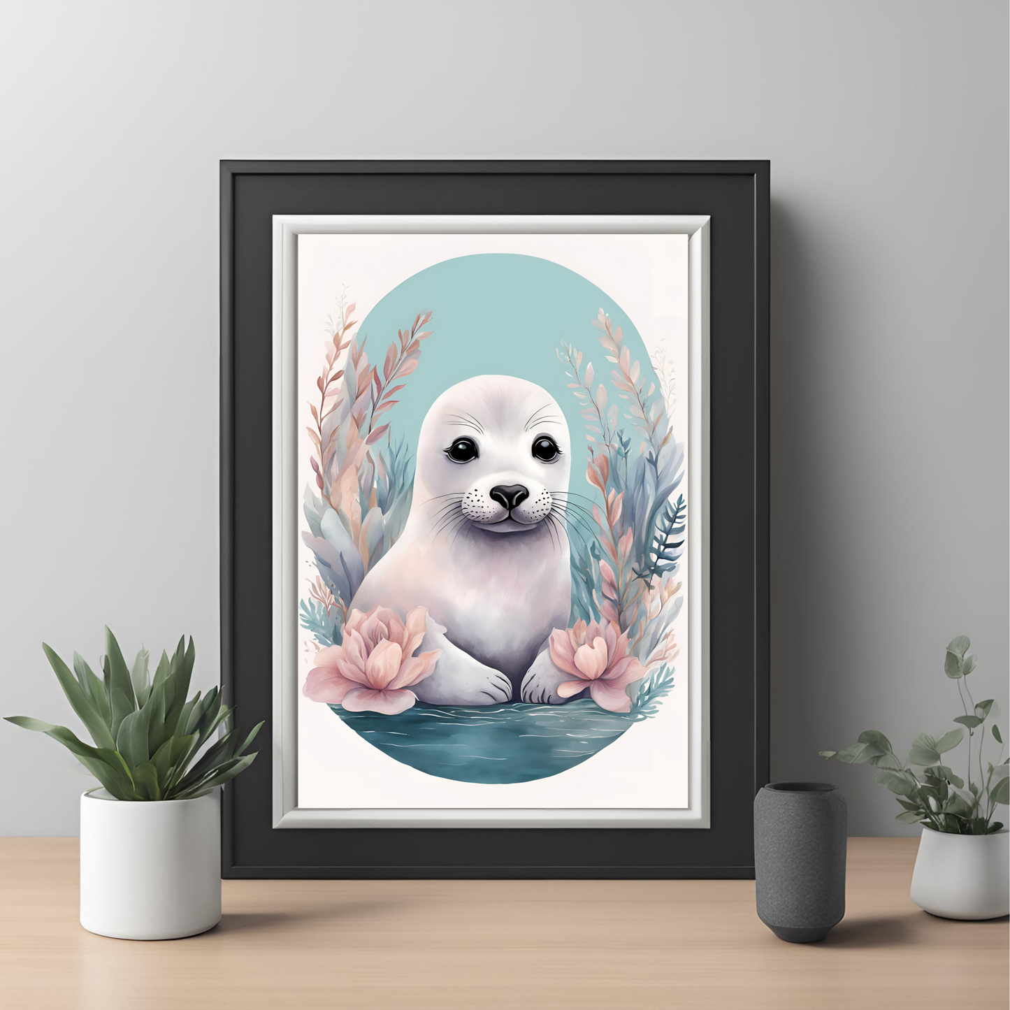 Arctic Animals Wall Art Digital Download Pack 6pcs