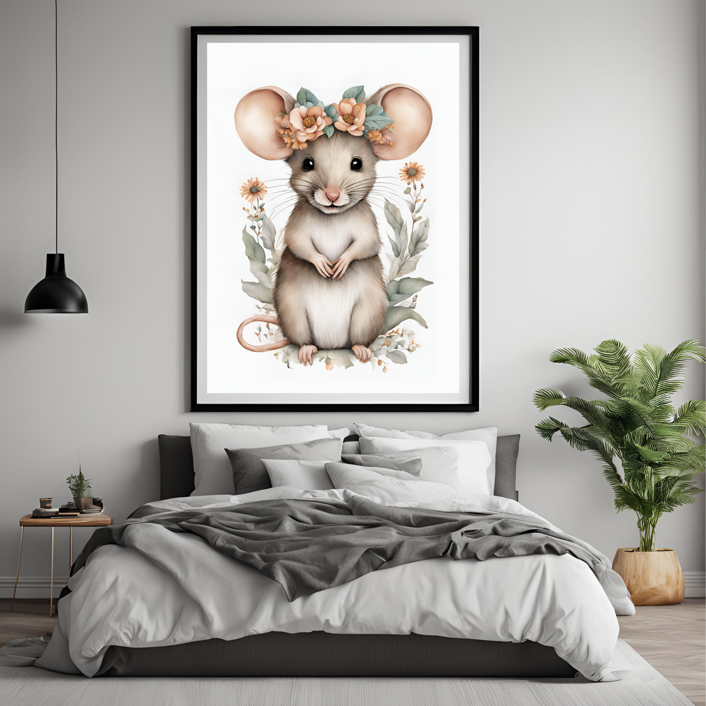 Woodland Animal Wall Art Digital Download Pack - 17 Pcs