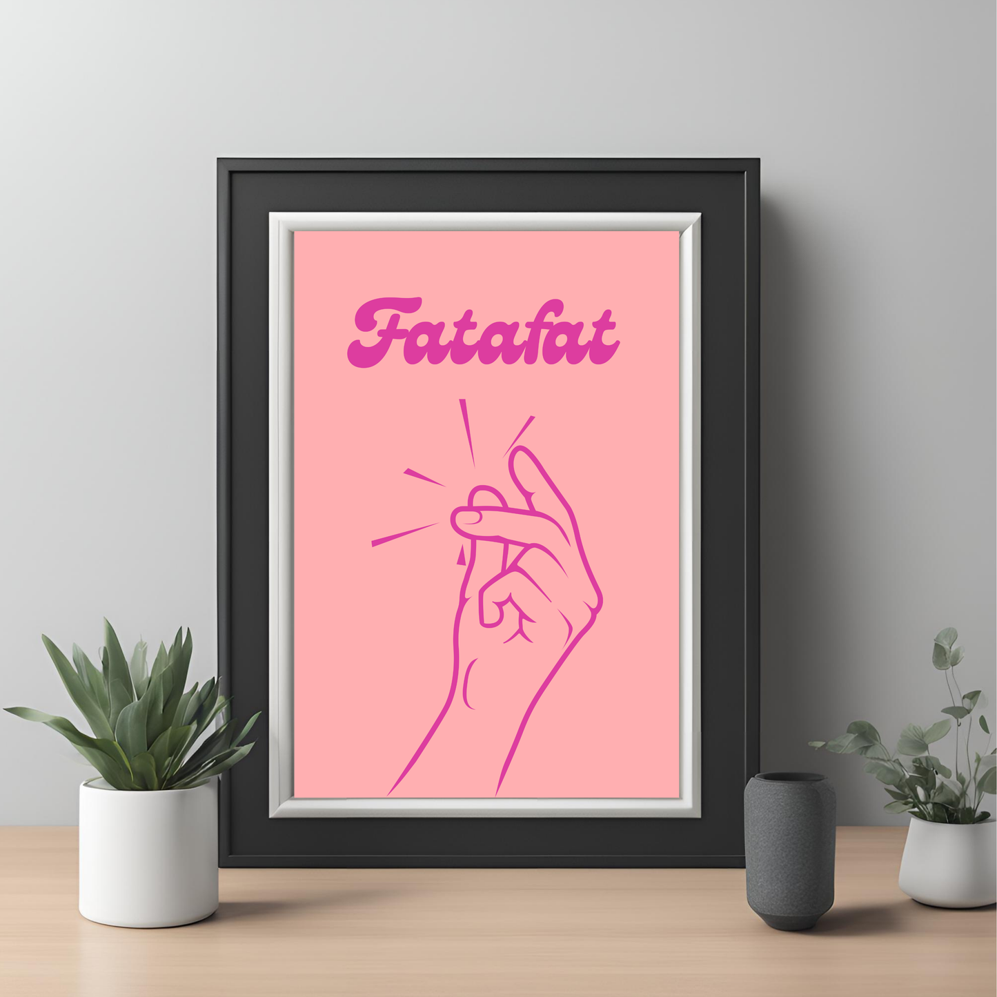 Fatafat Coloured Wall Art - Digital Download