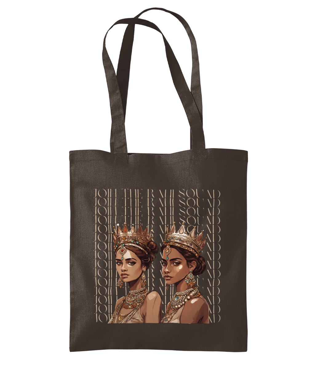 South Asian Art - Brown Join The Rani Squad Tote Bag