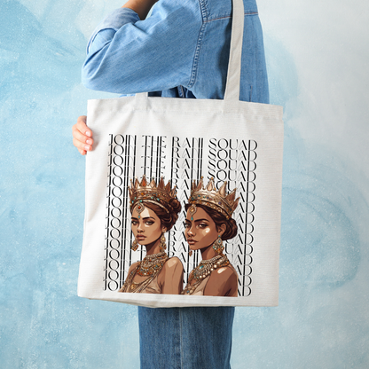 South Asian Art - Join The Rani Squad Tote Bag