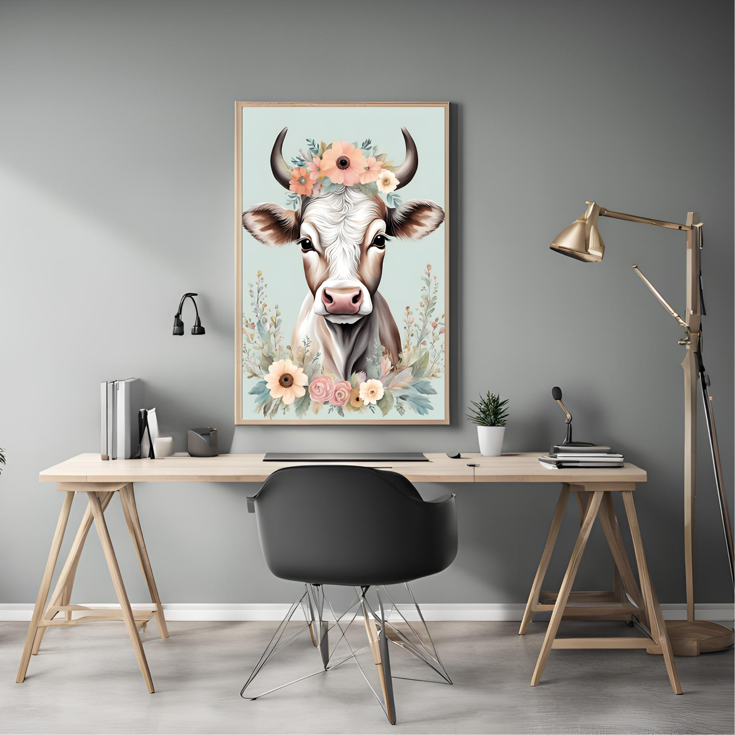 Farm Animals Nursery Wall Art Digital Download