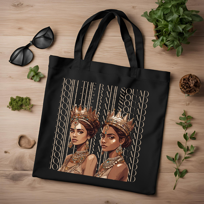 South Asian Art - Brown Join The Rani Squad Tote Bag