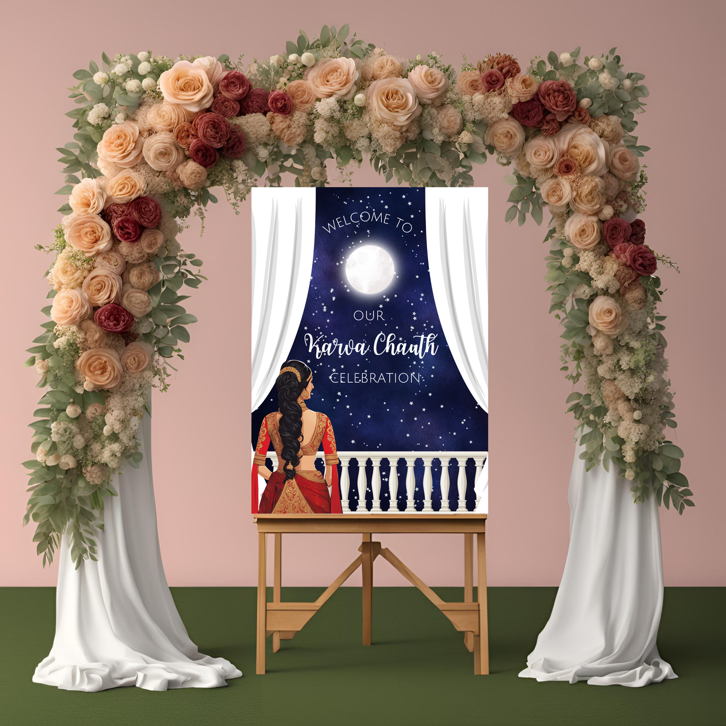 Karva Chauth Welcome Sign