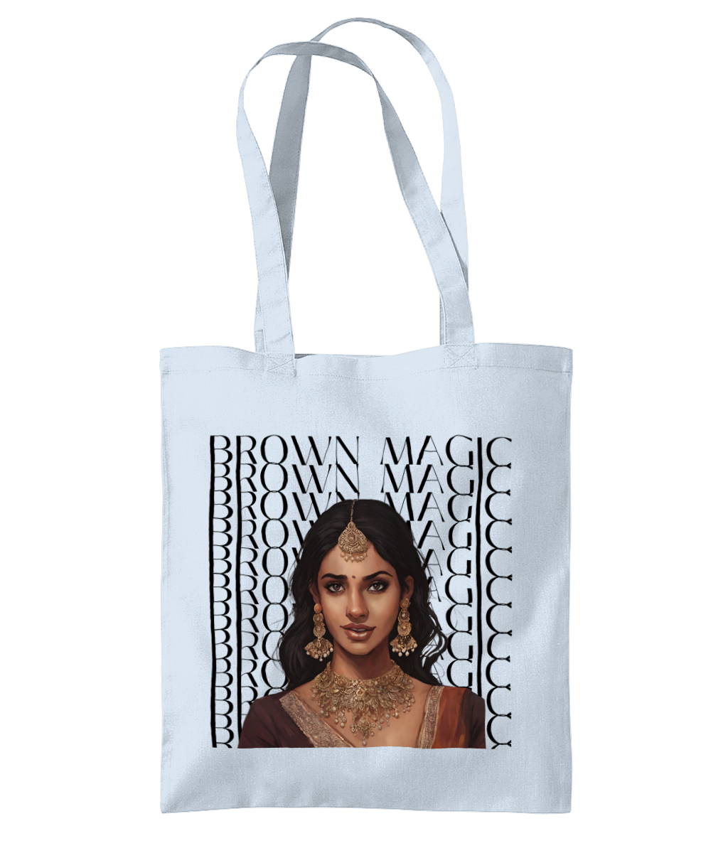 South Asian Art - Brown Magic Tote Bag