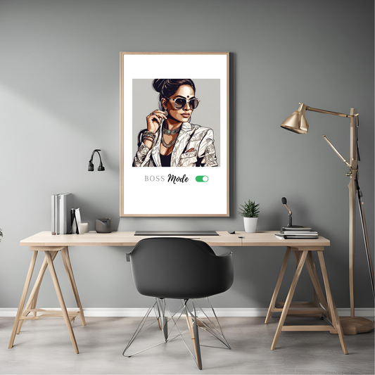 Digital Art - Boss Mode A2 Framed Print