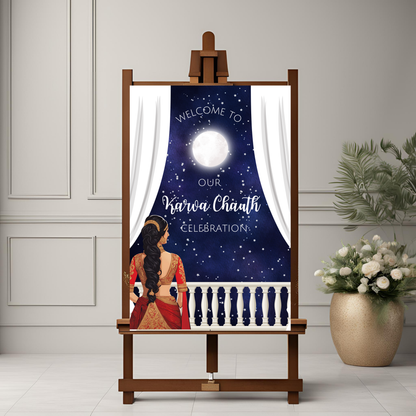 Karva Chauth Welcome Sign