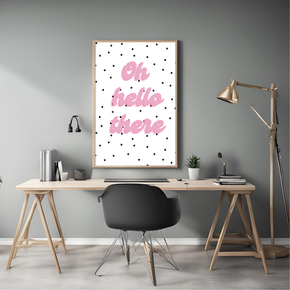 Pink Funny Quote Wall Art Digital Download