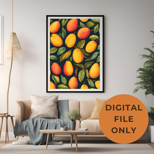 Mango Wall Art Digital Download