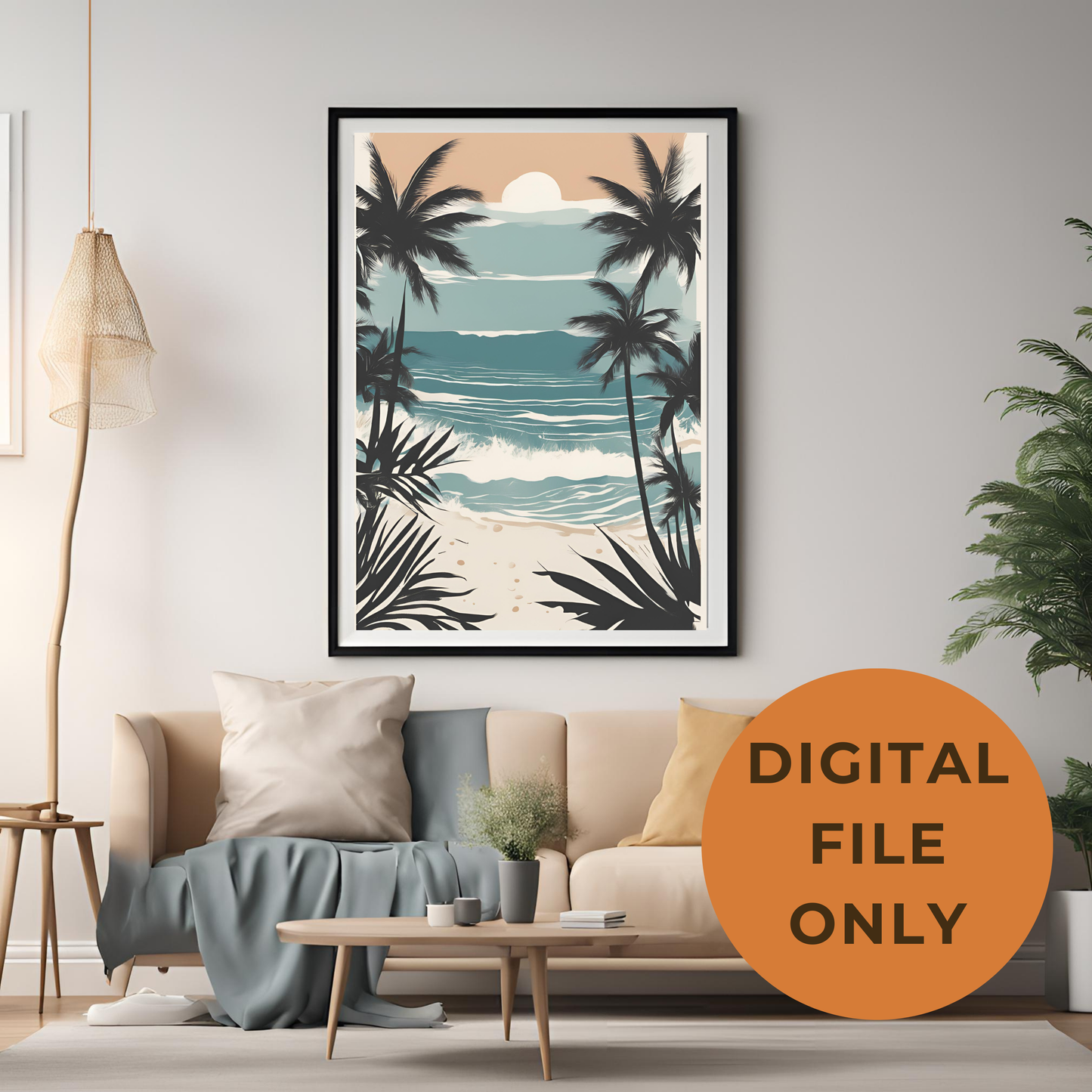 Coastal Gallery Wall - Printable Wall Art Summer Aesthetic Beach Poster