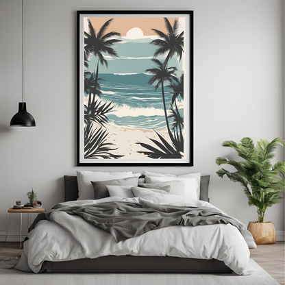 Coastal Gallery Wall - Printable Wall Art Summer Aesthetic Beach Poster