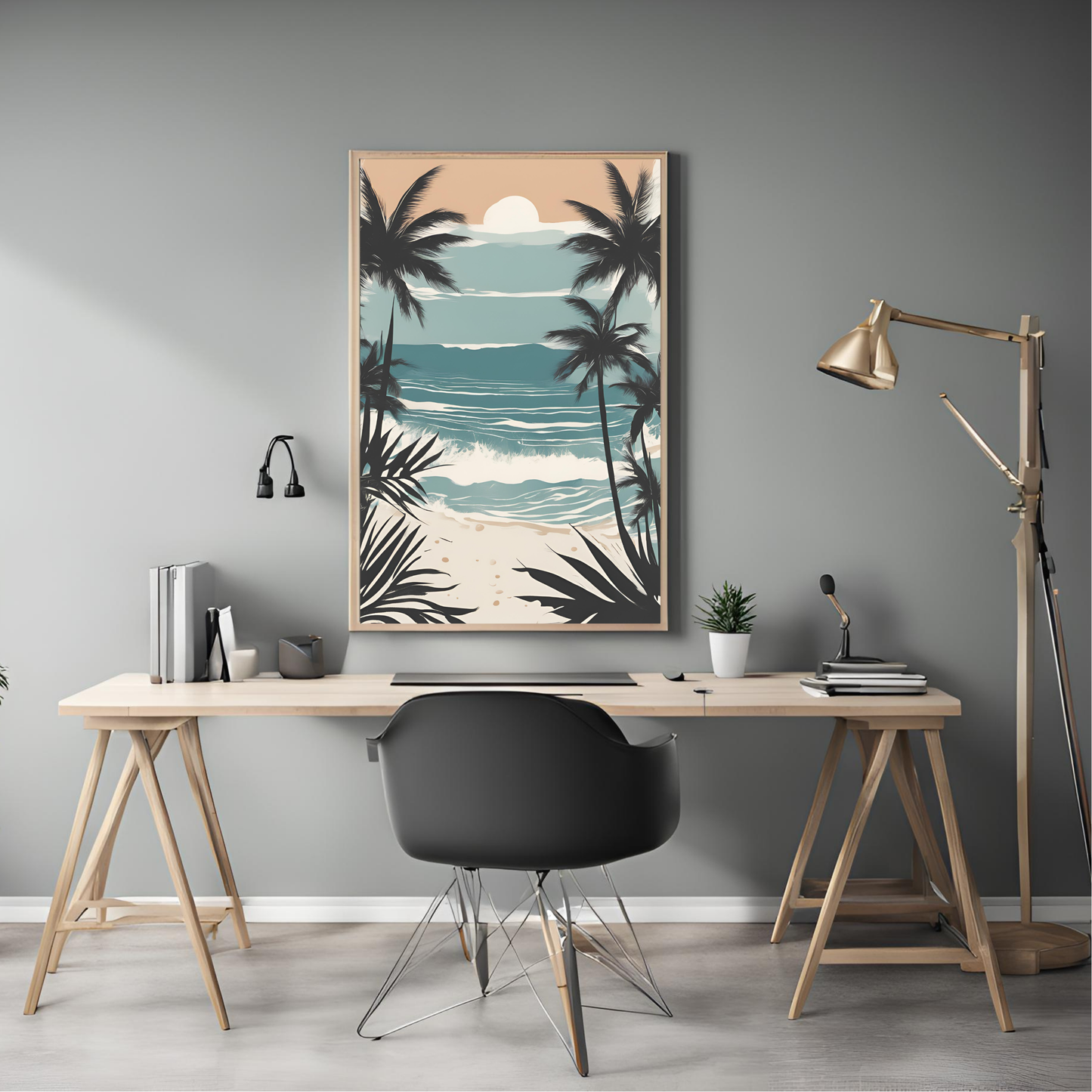 Coastal Gallery Wall - Printable Wall Art Summer Aesthetic Beach Poster