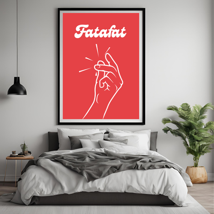 Fatafat Coloured Wall Art - Digital Download