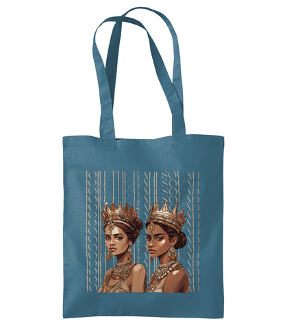 South Asian Art - Brown Join The Rani Squad Tote Bag